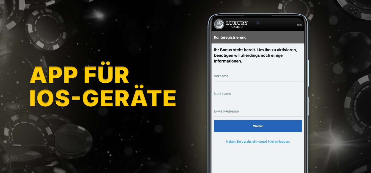 Luxury Casino App für iOS