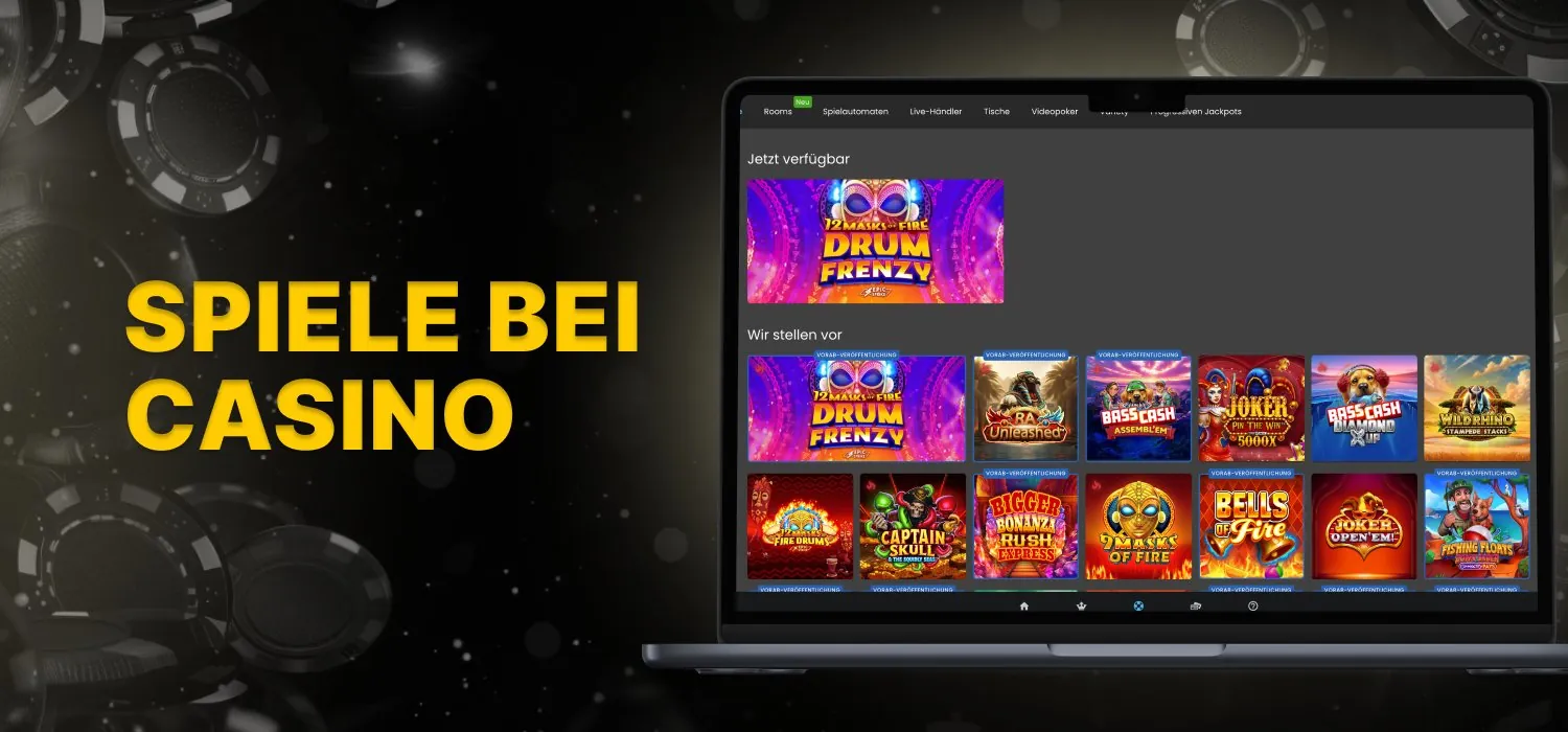 Beliebte Spiele im Luxury Casino