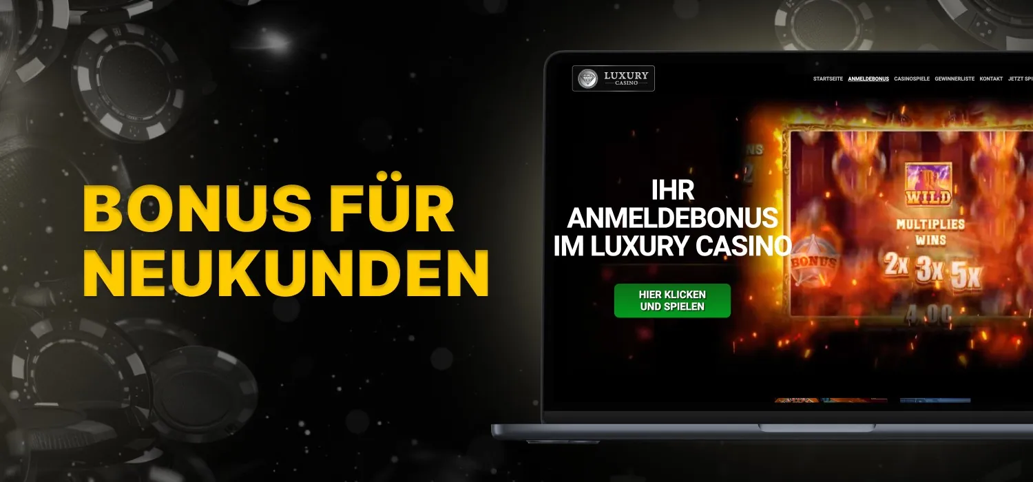 Willkommensbonus bei Luxury Casino
