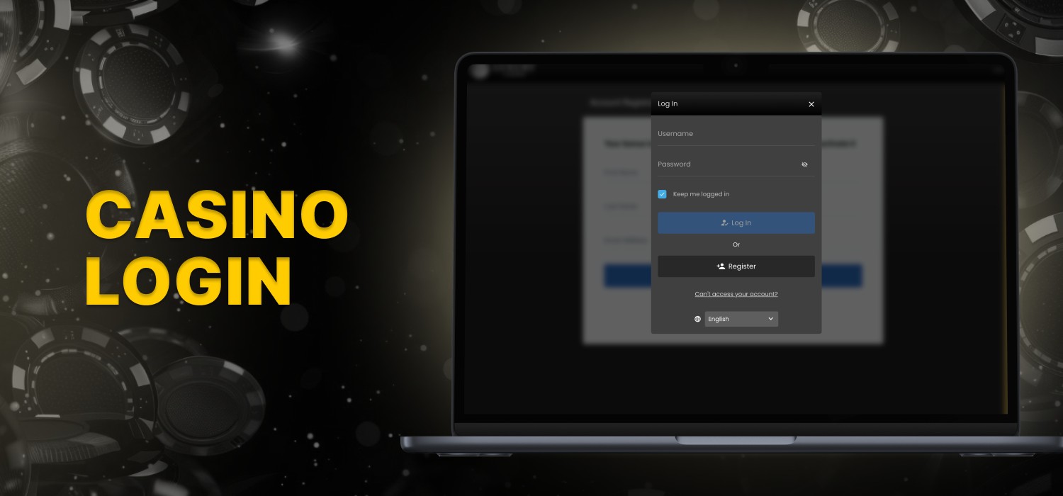 login to Luxury Casino account